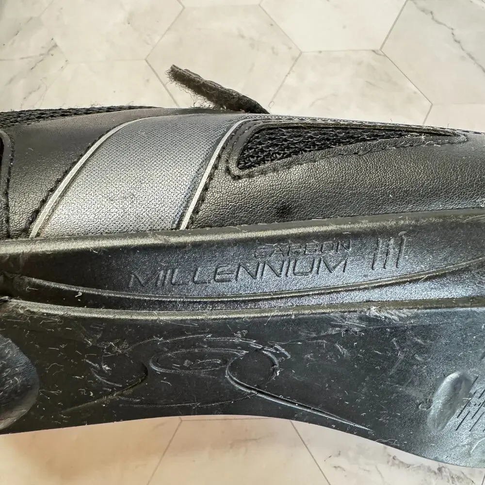 SIDI Cycling Shoes Carbon Millennium III Mens Size 46 Bike Road (No Cleats)
